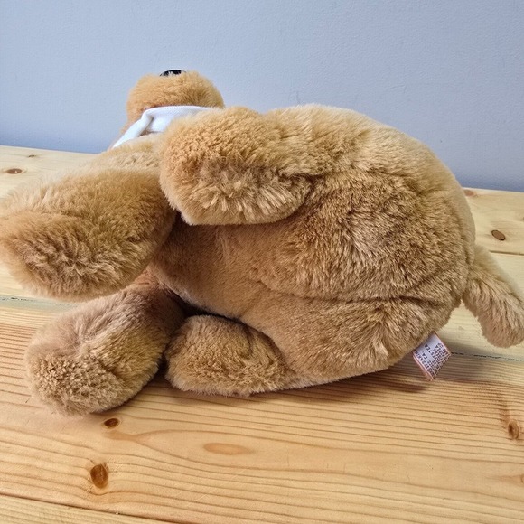 Vintage‎ Dakin Soft Classics Yellow Lab Puppy Plush Dog with Sock 1980s Toy - Picture 7 of 12